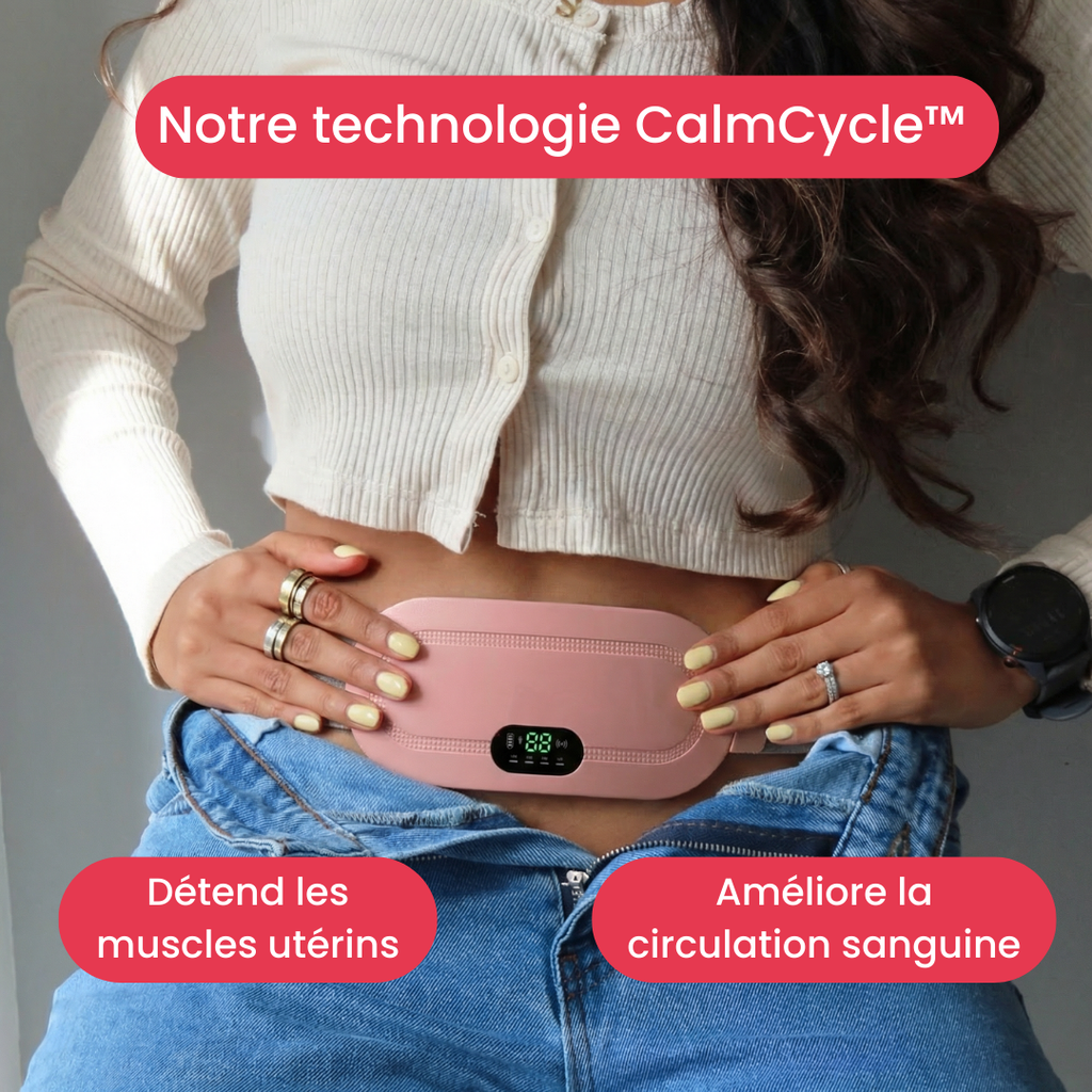 Cyclicare - Ceinture chauffante et massante menstruelle